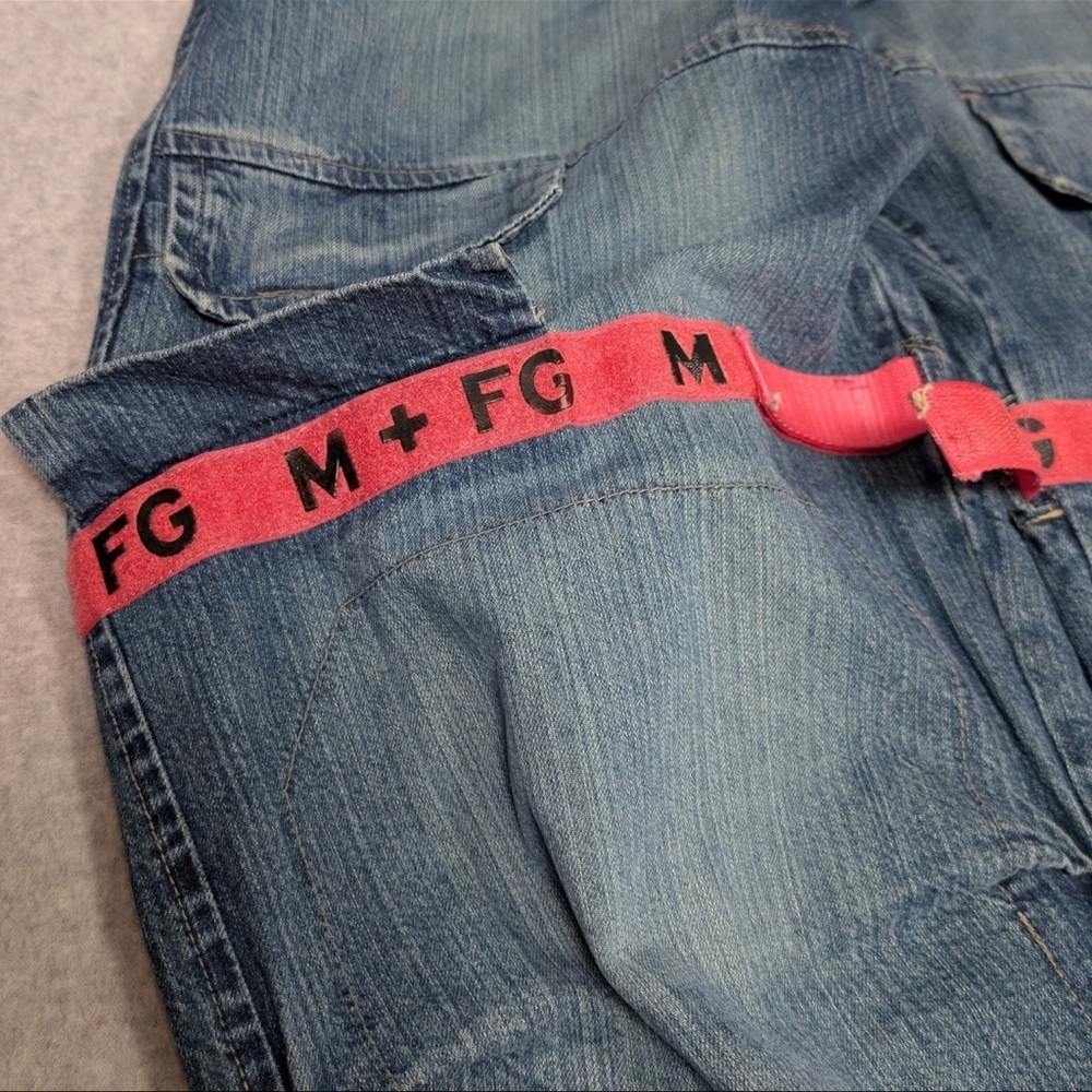 RARE VINTAGE Marithe Francois Girbaud Denim with Pink Tape Straps - Picture 13 of 16